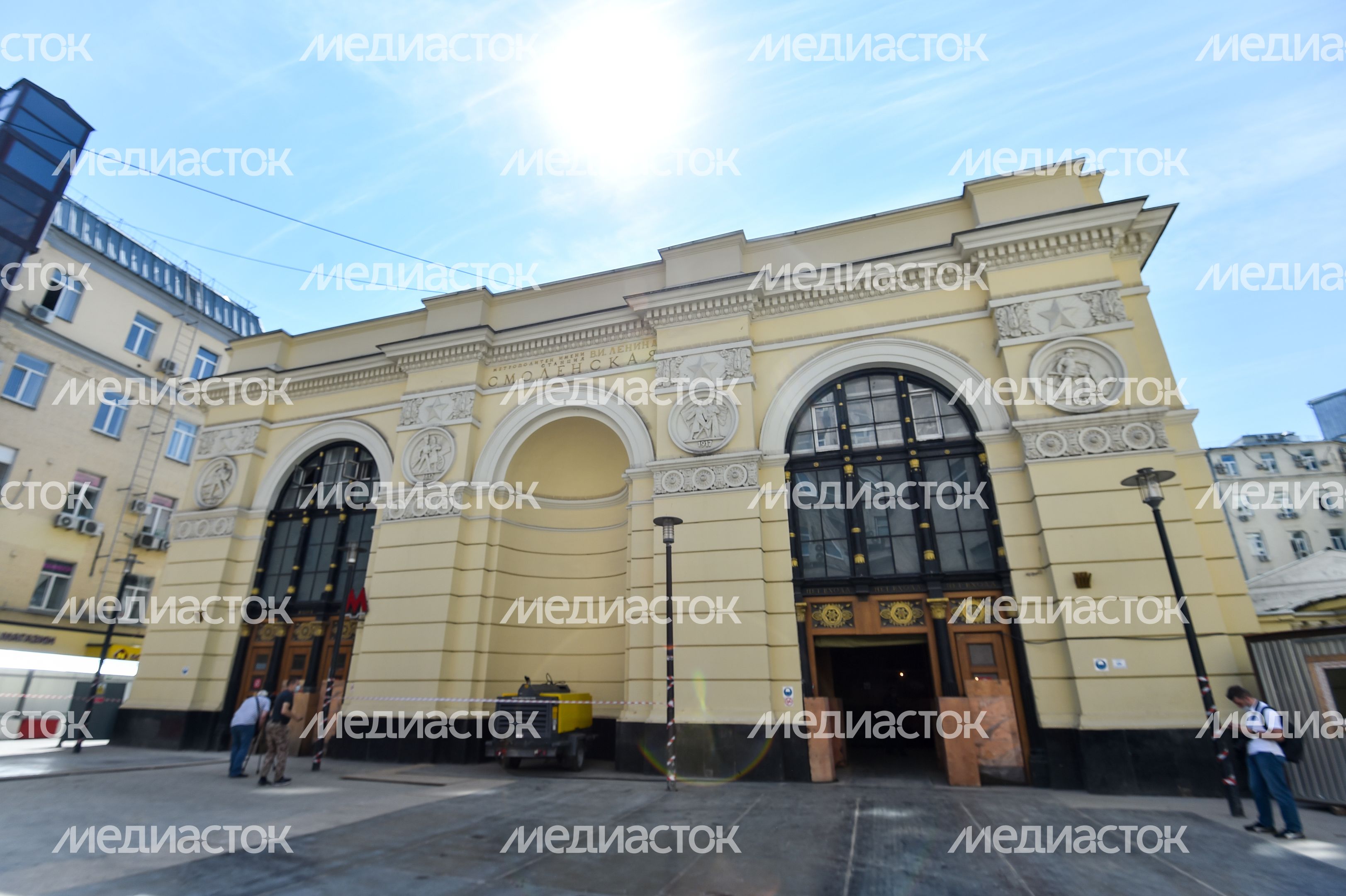 Реконструкция станции «Смоленская» Арбатско-Покровской линии метро в Москве