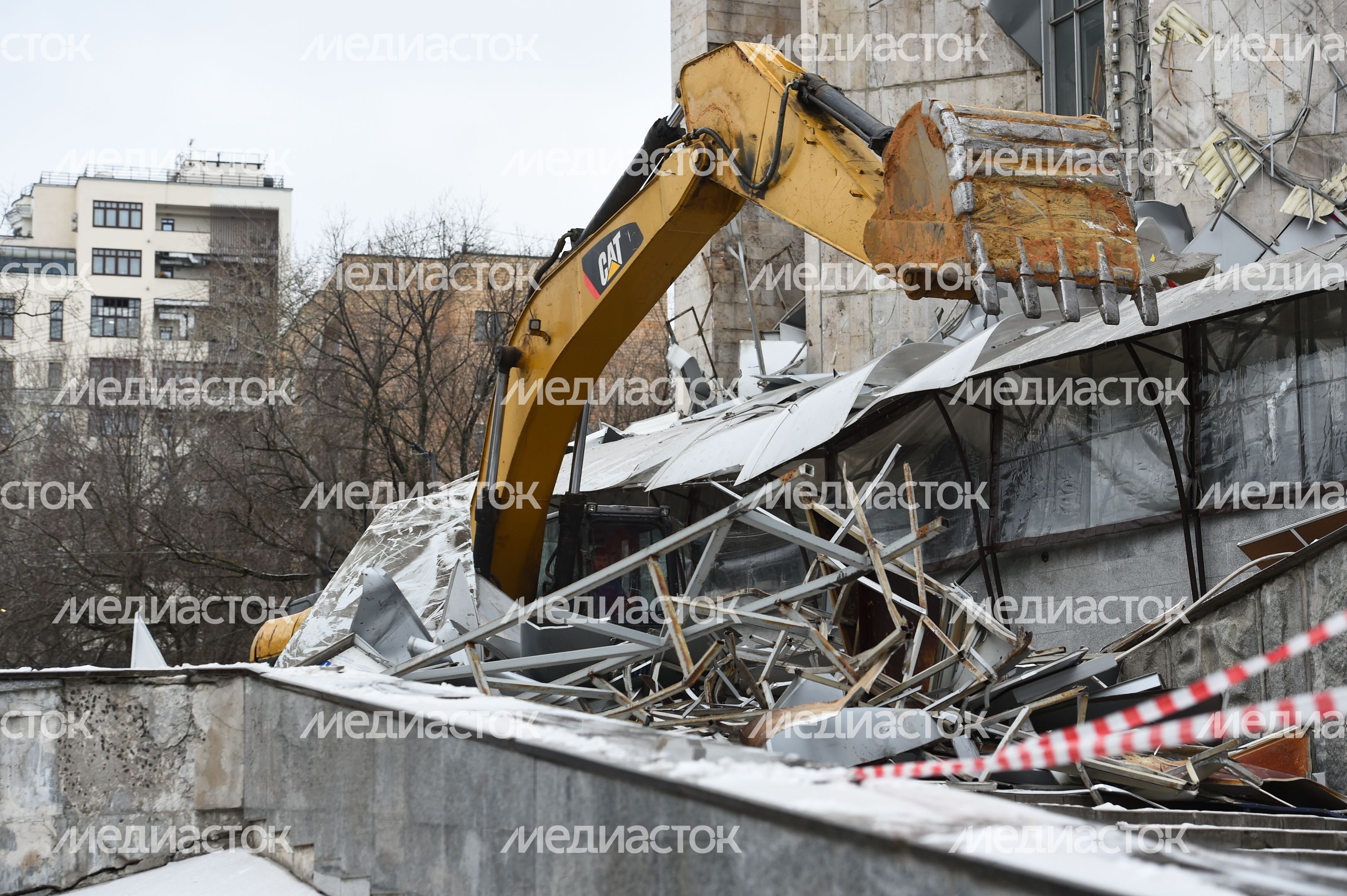 Снос кинотеатра «Соловей» в Москве