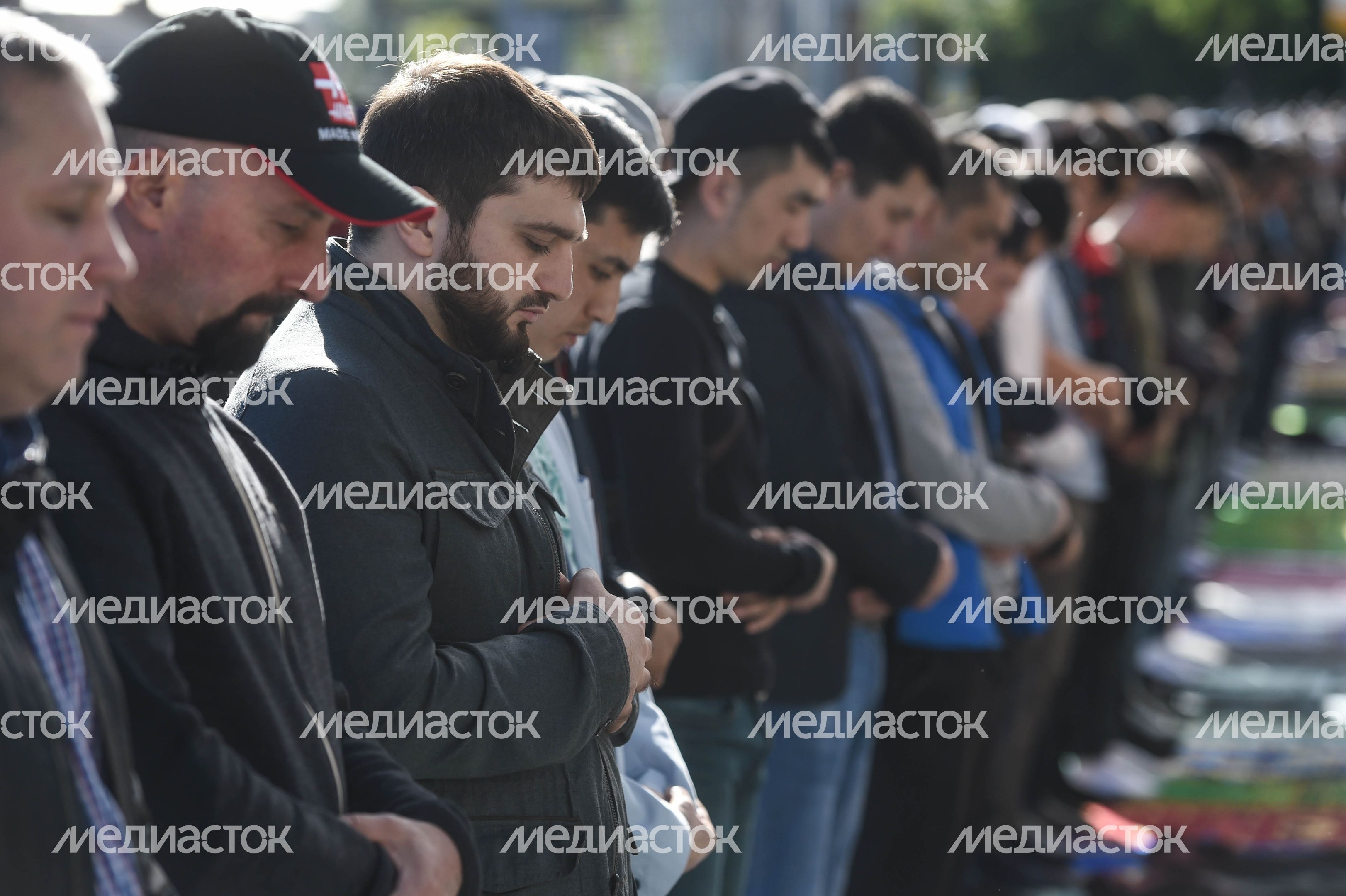 Празднование Ураза‑байрам в Москве в 2018 году