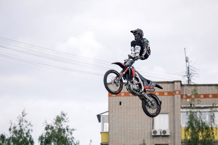 Шоу команды мотофристайла FMX13 в Лобне