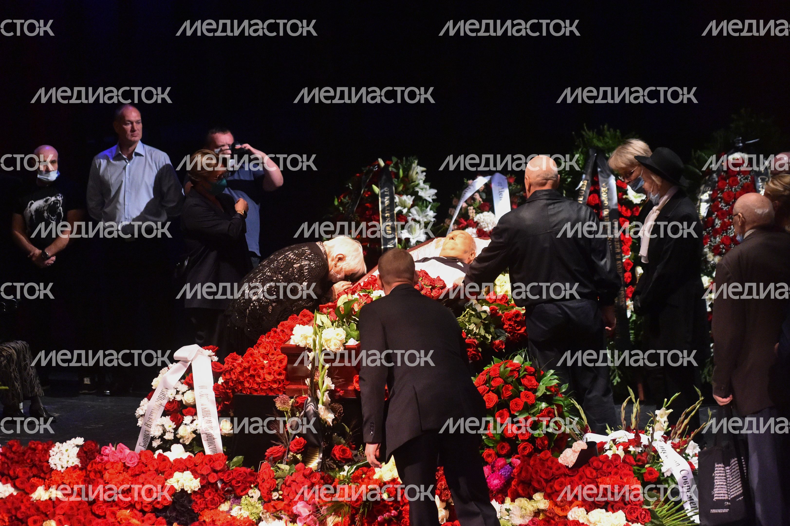 Прощание с народным артистом России Борисом Клюевым в Москве