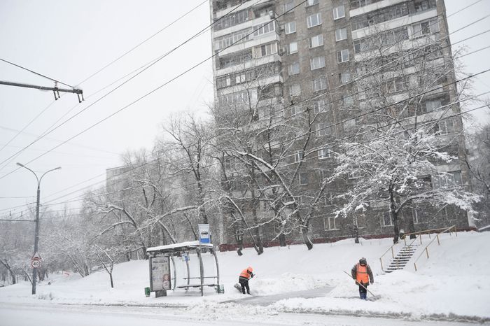 Рекордный снегопад в Москве и Подмосковье