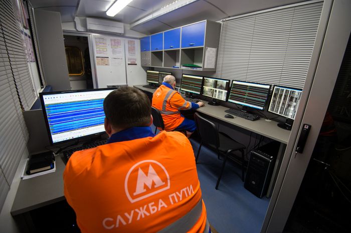 Диагностический поезд «Синергия 2» в Московском метрополитене