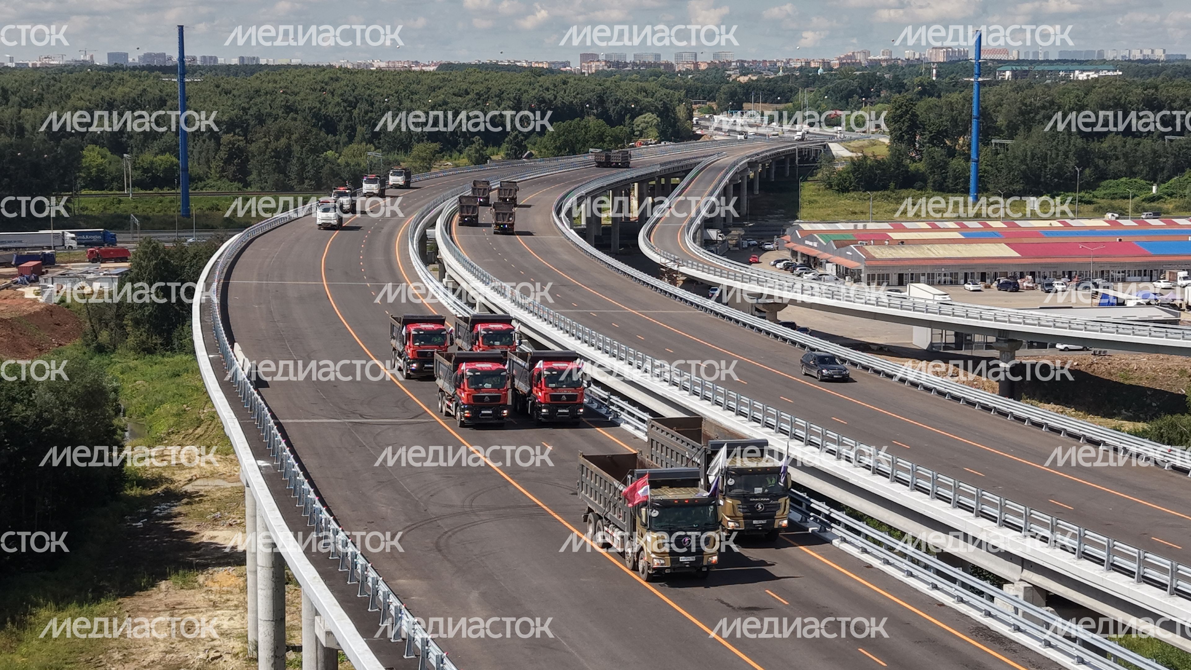 Открытие предпоследнего участка Южно-Лыткаринской автодороги