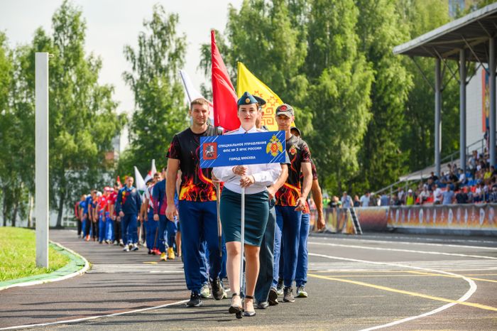 Соревнования по пожарно-спасательному спорту среди специальных управлений МЧС России