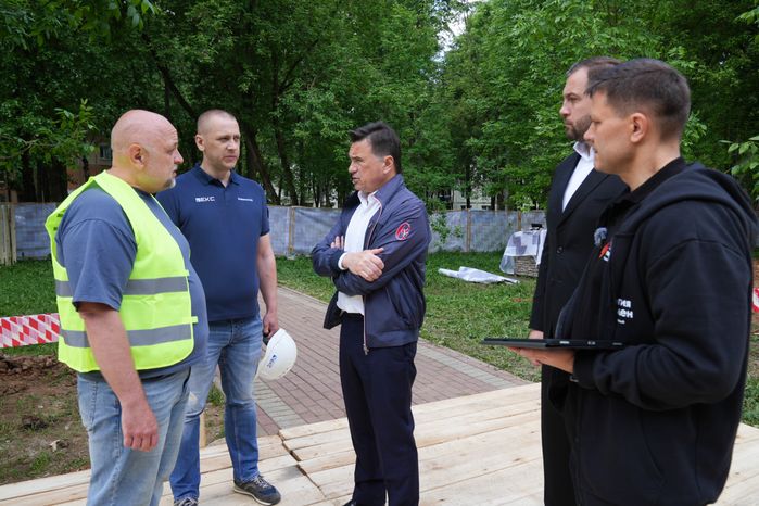 Андрей Воробьев проверил модернизацию объектов ЖКХ в м.о. Чехов
