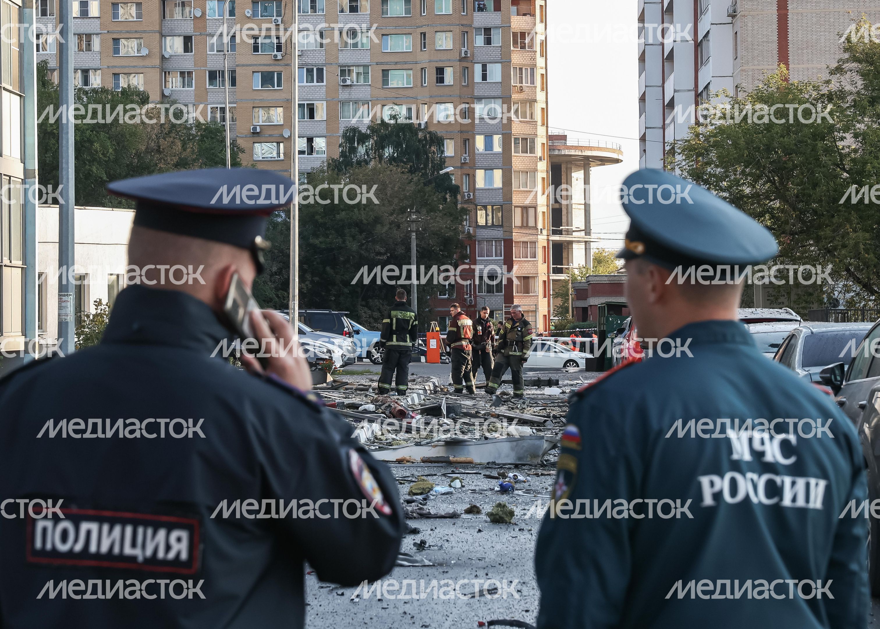 Дом в Раменском г.о., поврежденный в результате атаки украинских дронов Дом в Раменском г.о., поврежденный в результате атаки украинских дронов