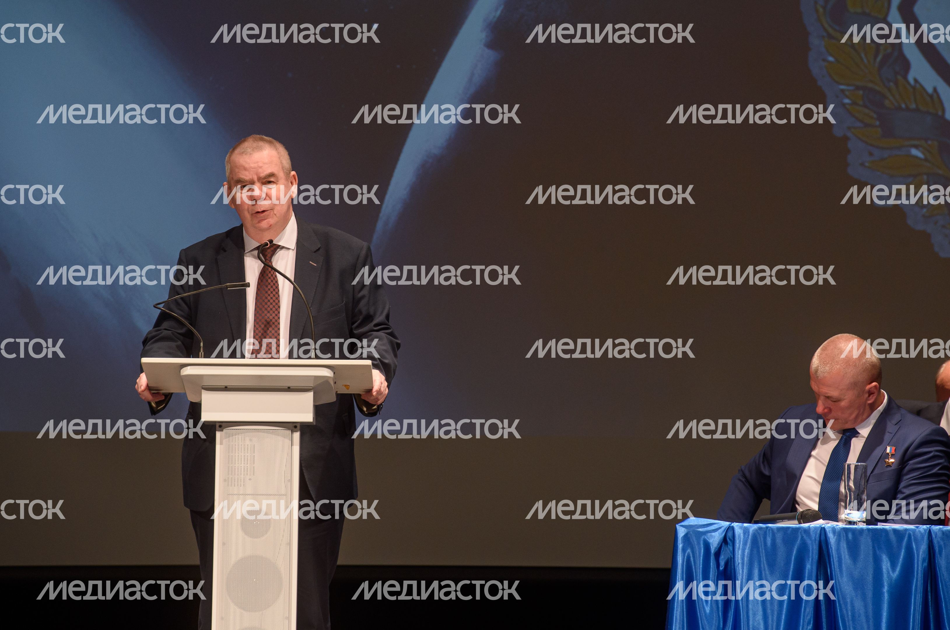 Торжественная встреча космонавтов и астронавтов 67-й длительной экспедиции на МКС
