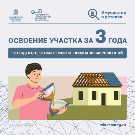 Освоение участка за 3 года квадрат 01