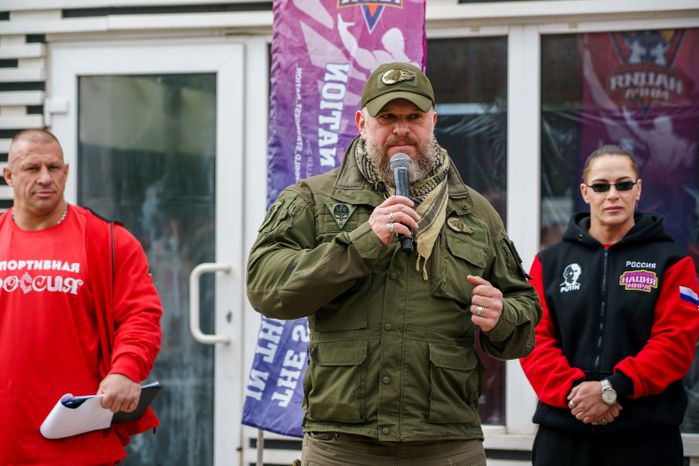 Богатыри на международной выставке-форуме "Россия"