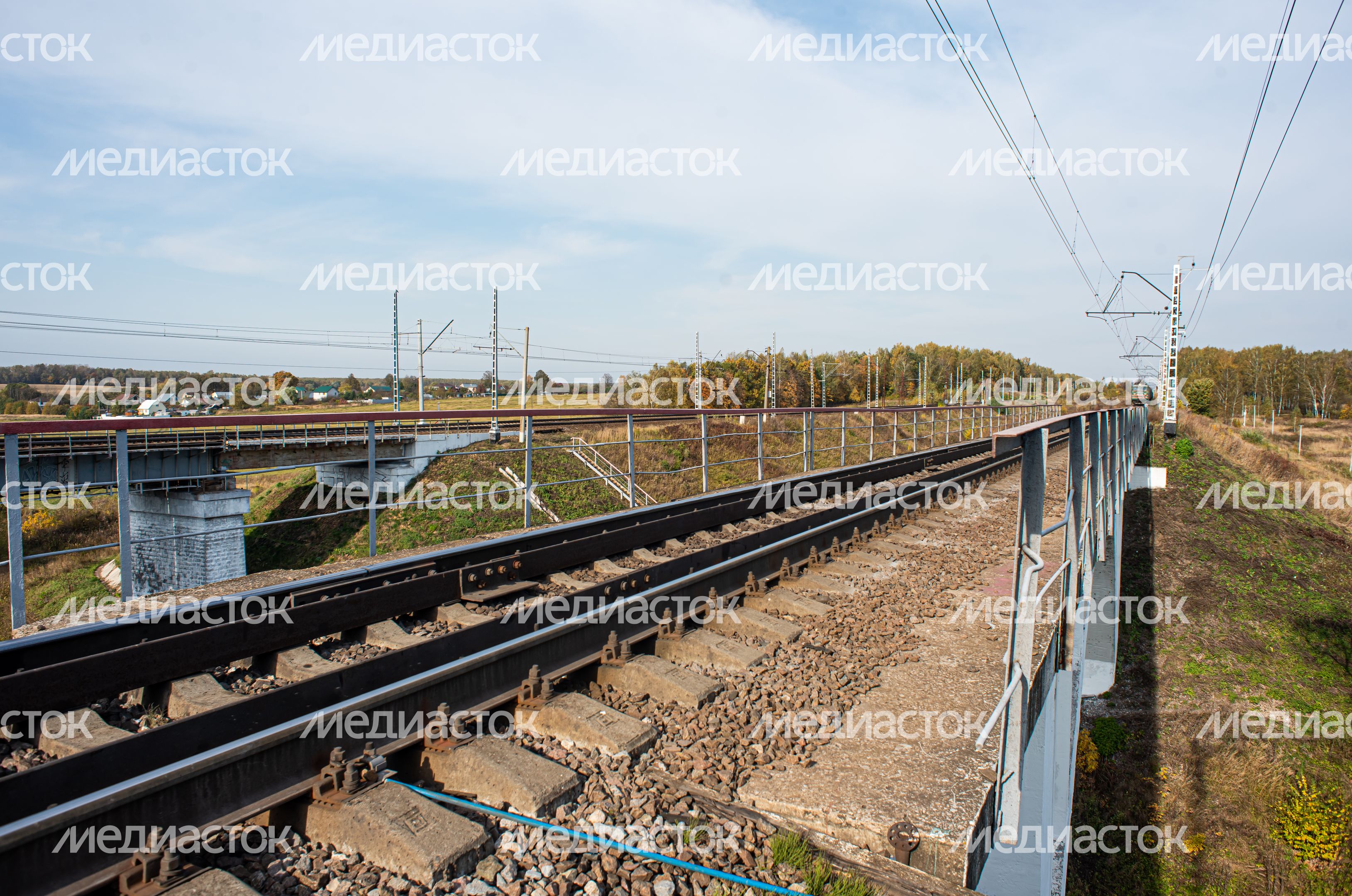 Железнодорожный мост у станции Барыбино