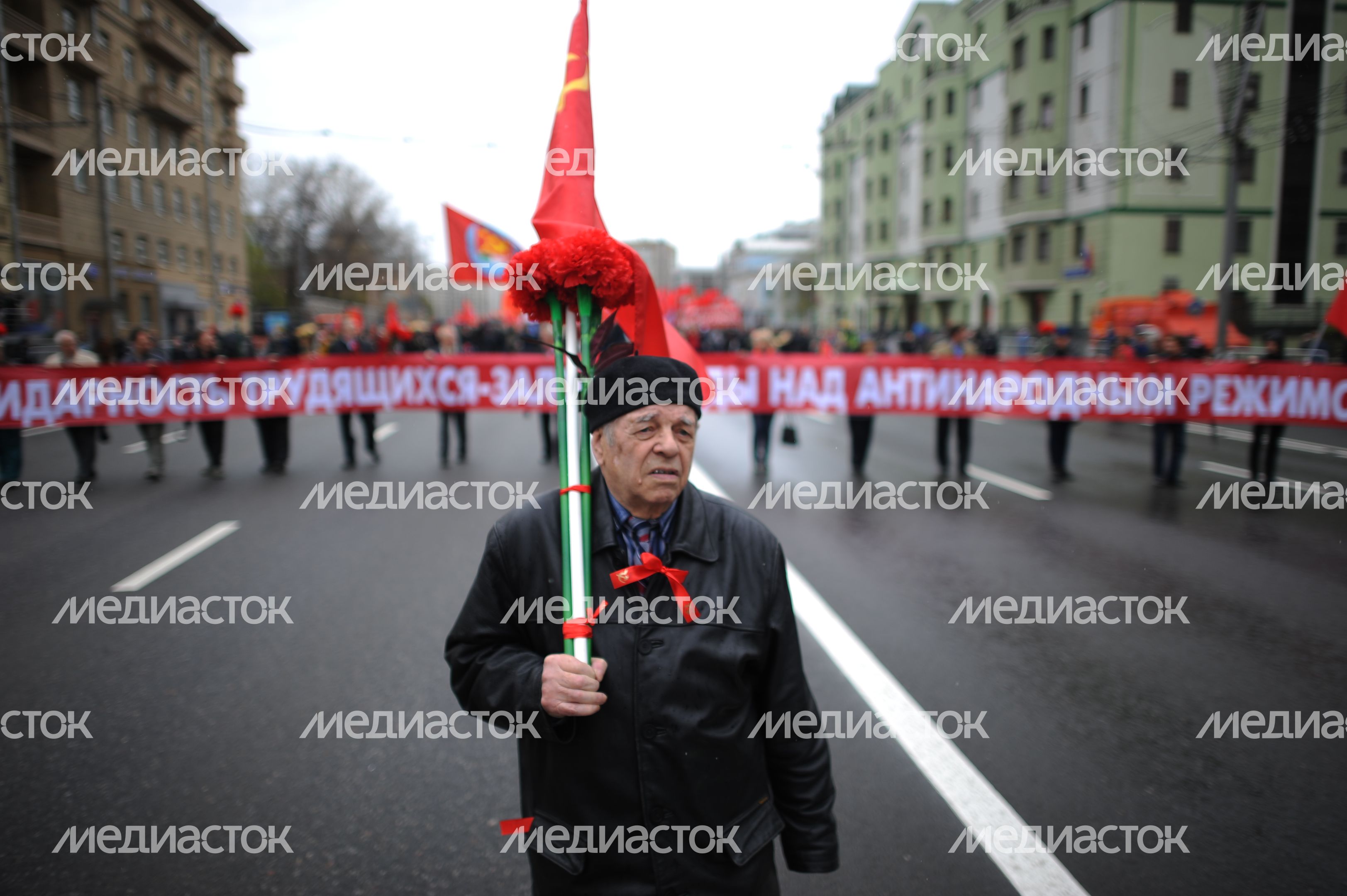 Первомайская демонстрация в Москве