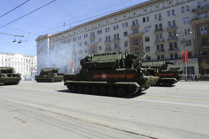 Генеральная репетиция парада Победы на Красной площади