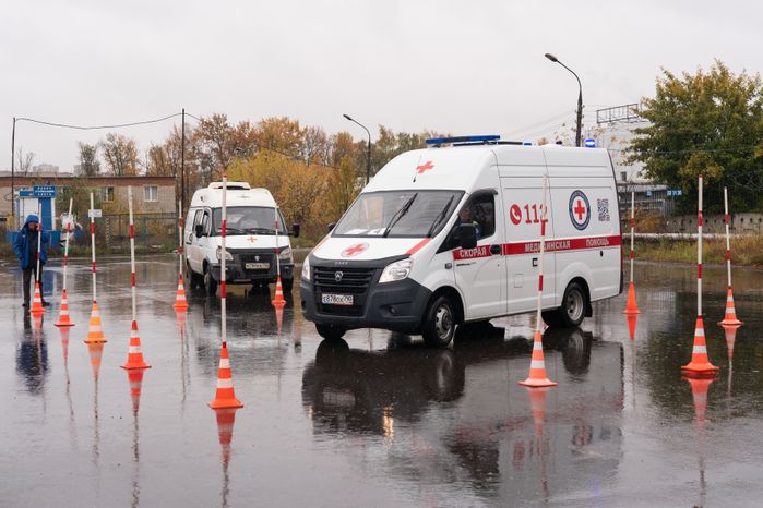 Подольск. Конкурс «Лучший водитель скорой помощи»