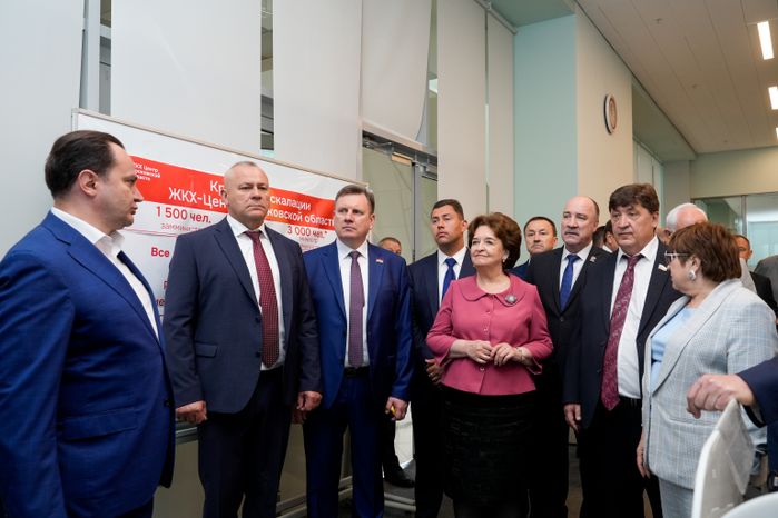 Участники заседания Совета законодателей ЦФО посетили Центр управления регионом