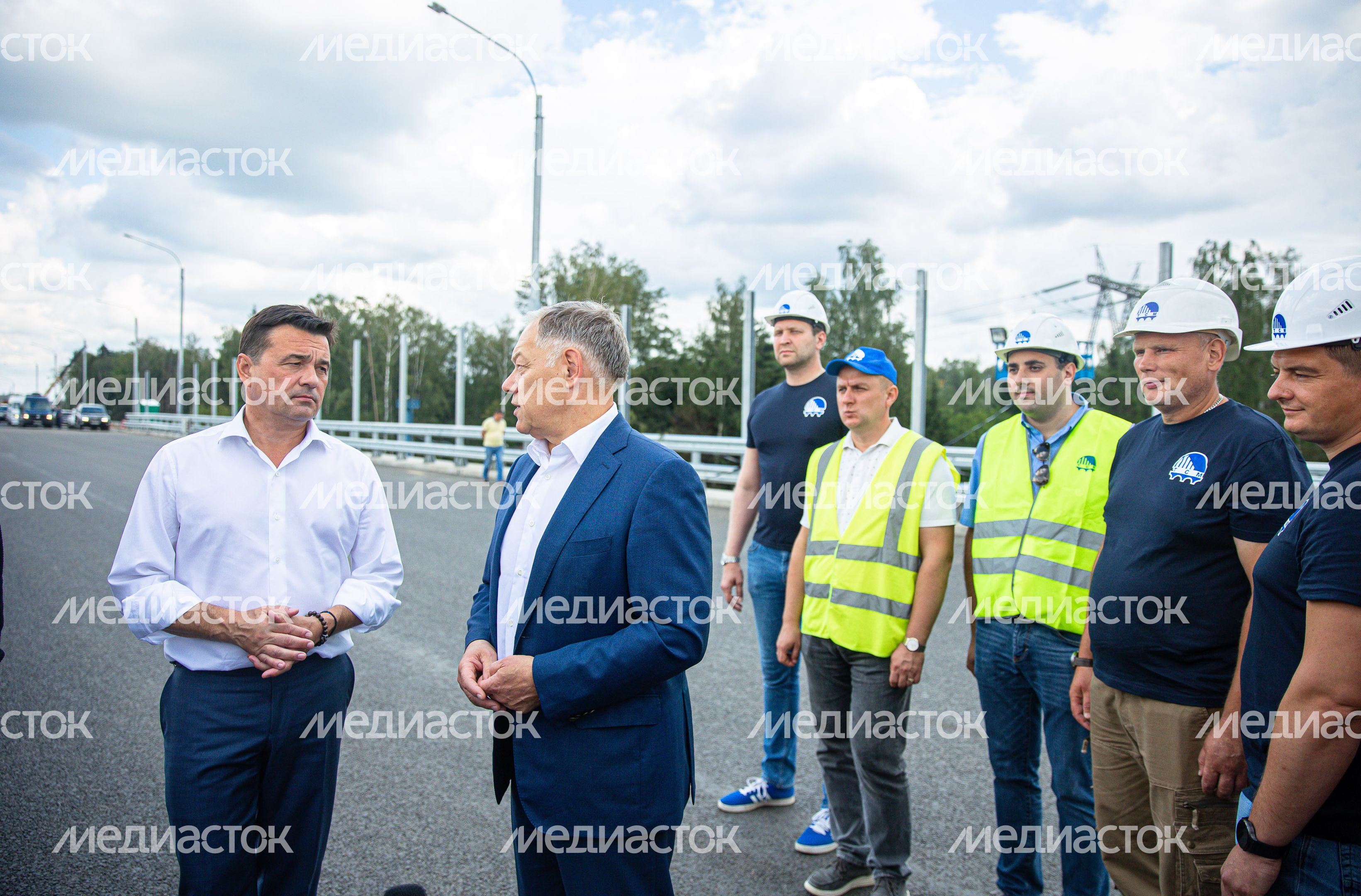 Проверка хода строительства подмосковного участка М-12 «Москва-Казань» Губернатором Подмосковья
