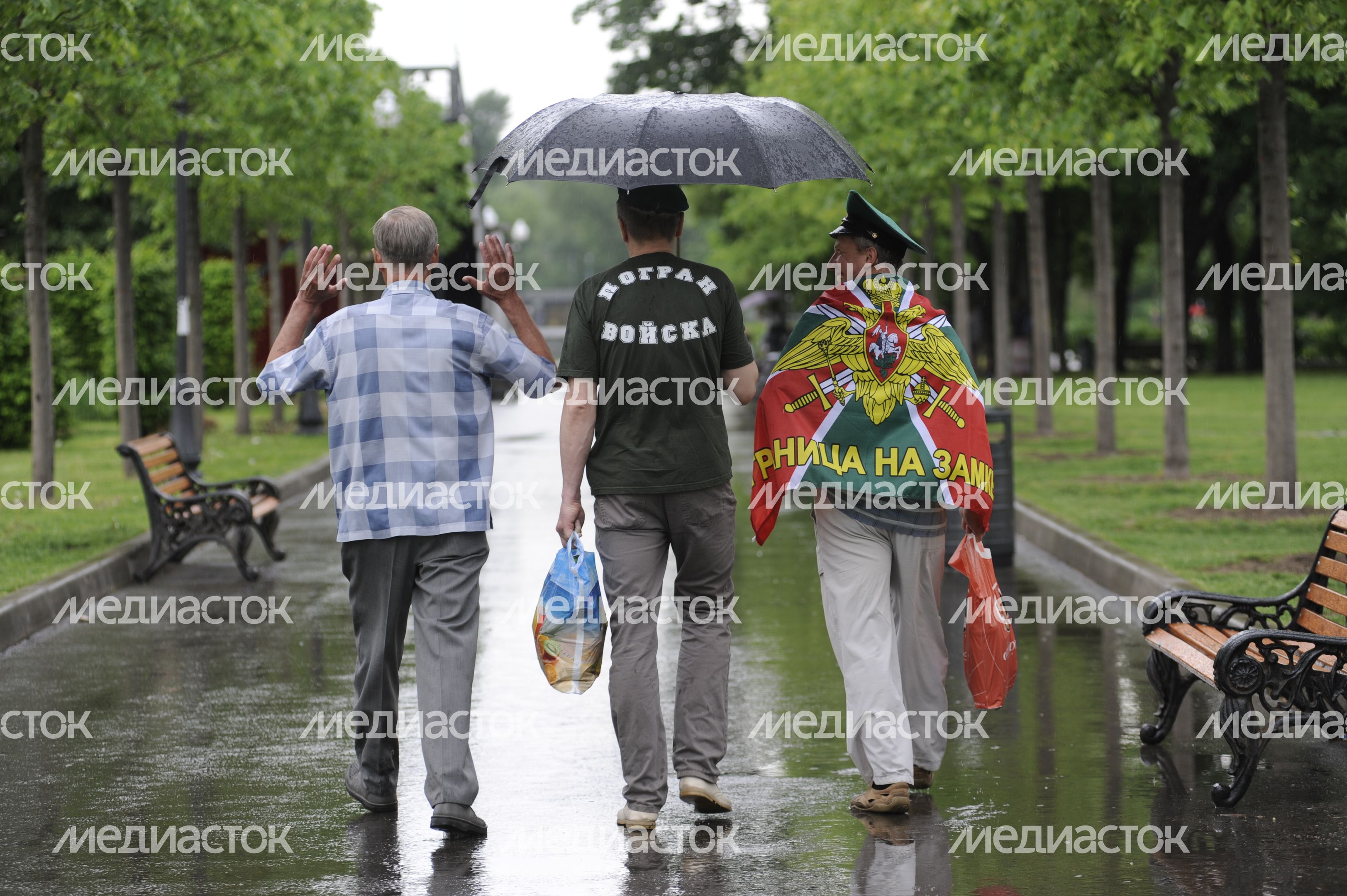 День пограничника в Москве