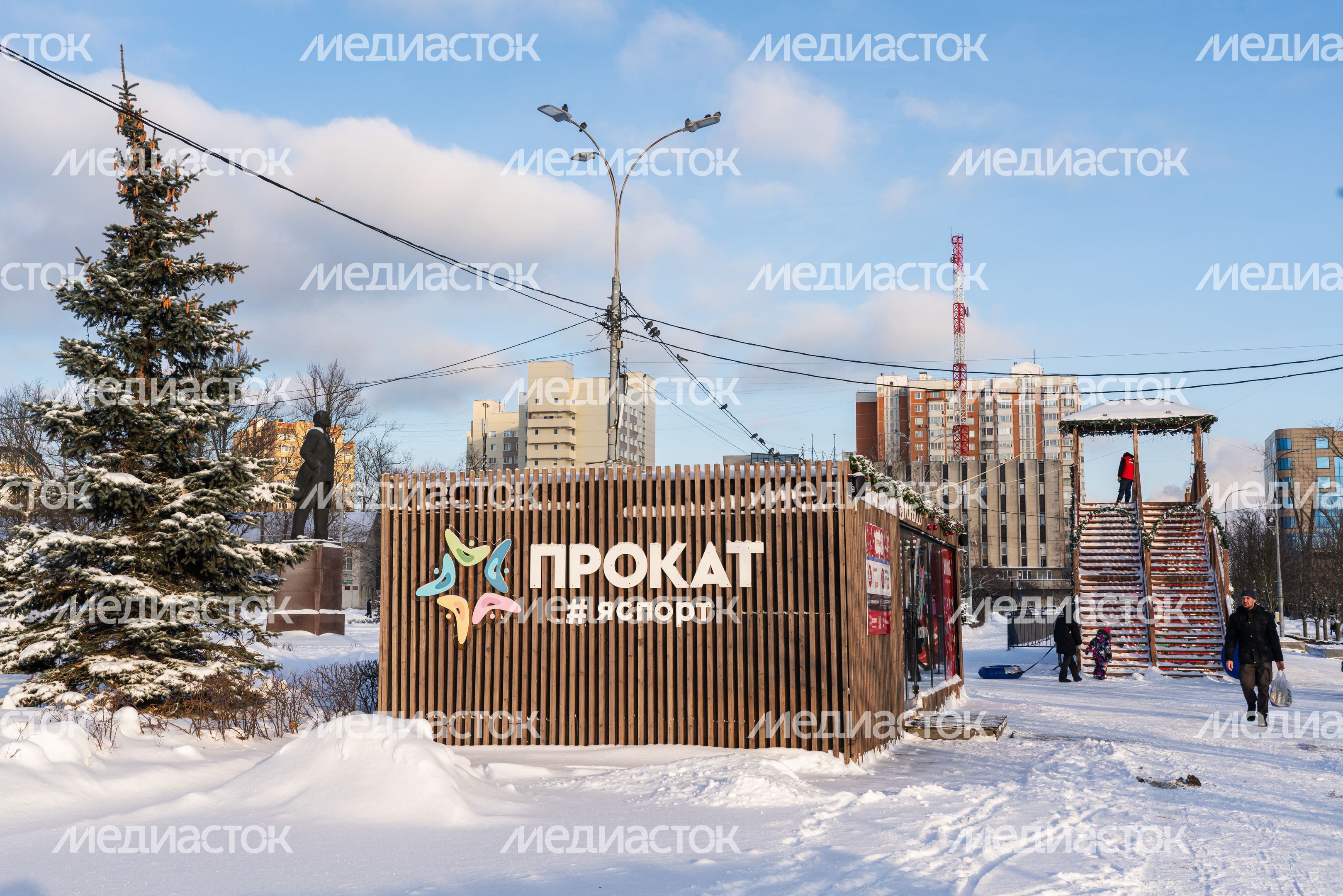 Пункт проката на центральной площади Одинцово