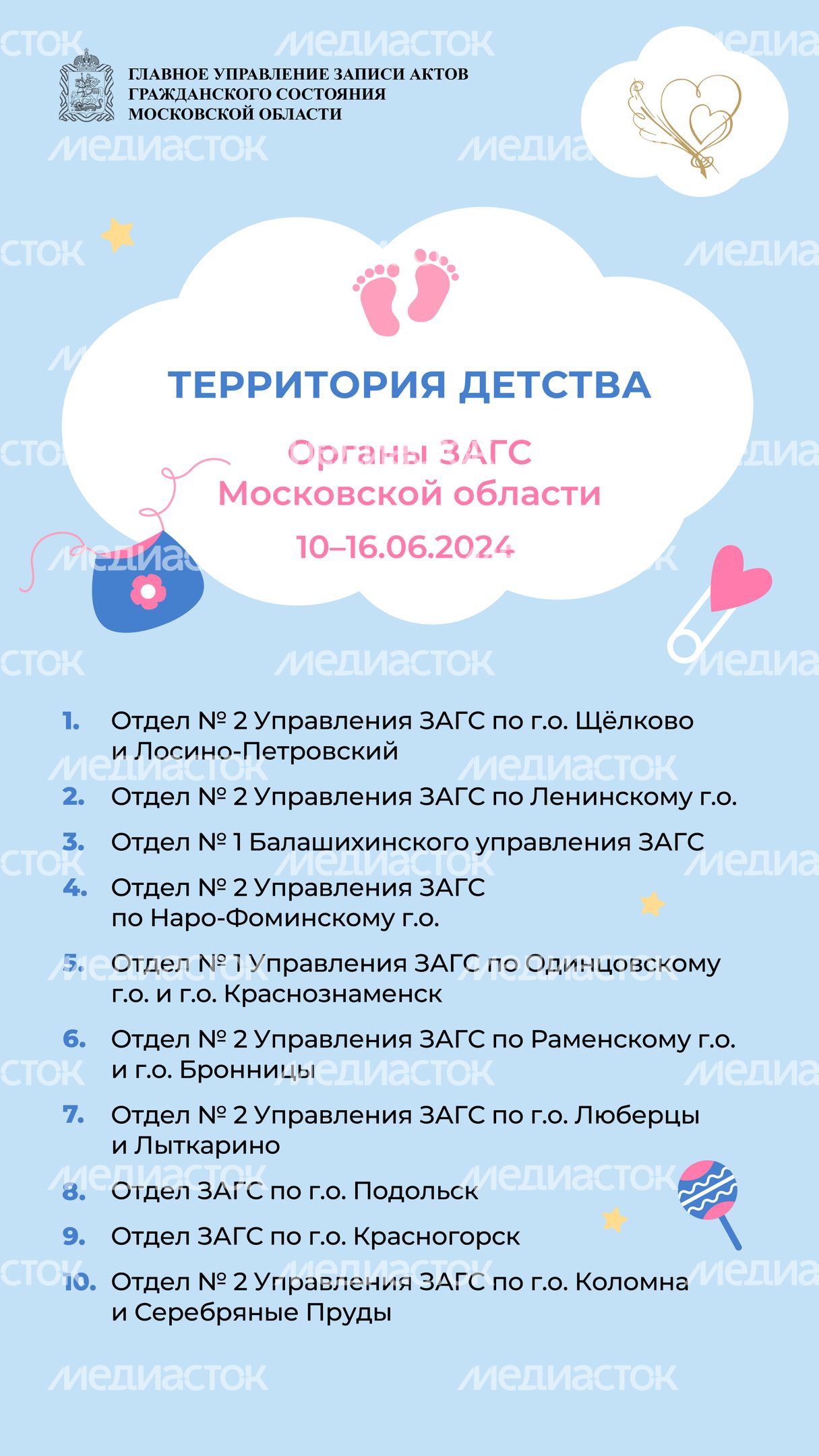 Территория детства Органы ЗАГС Московской области Вертикаль 01 Территория детства Органы ЗАГС Московской области Вертикаль 01