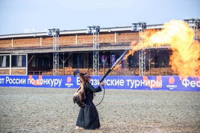 Конный фестиваль «Иваново поле» в Черноголовке