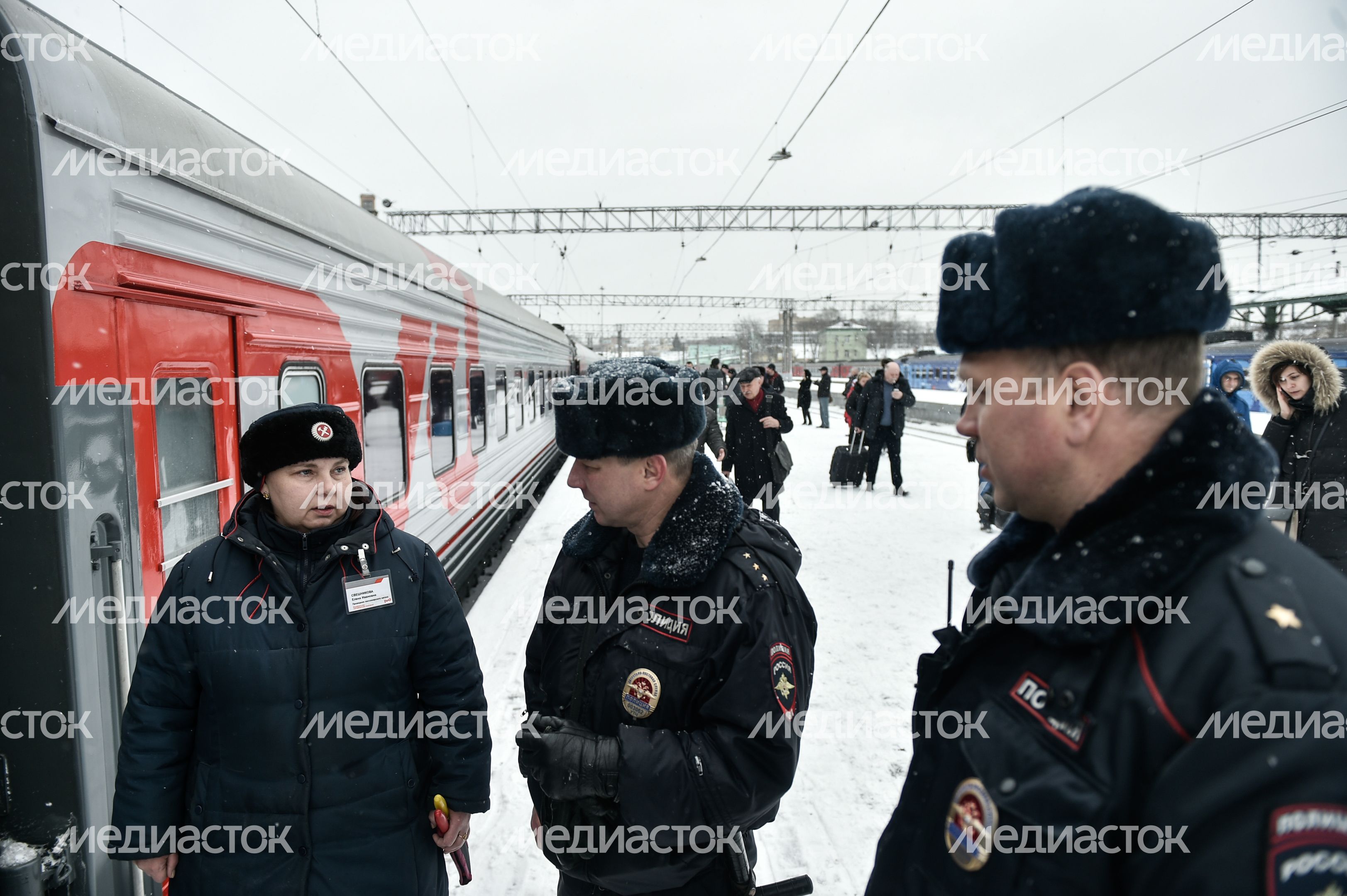  Работа Полиции на Казанском вокзале