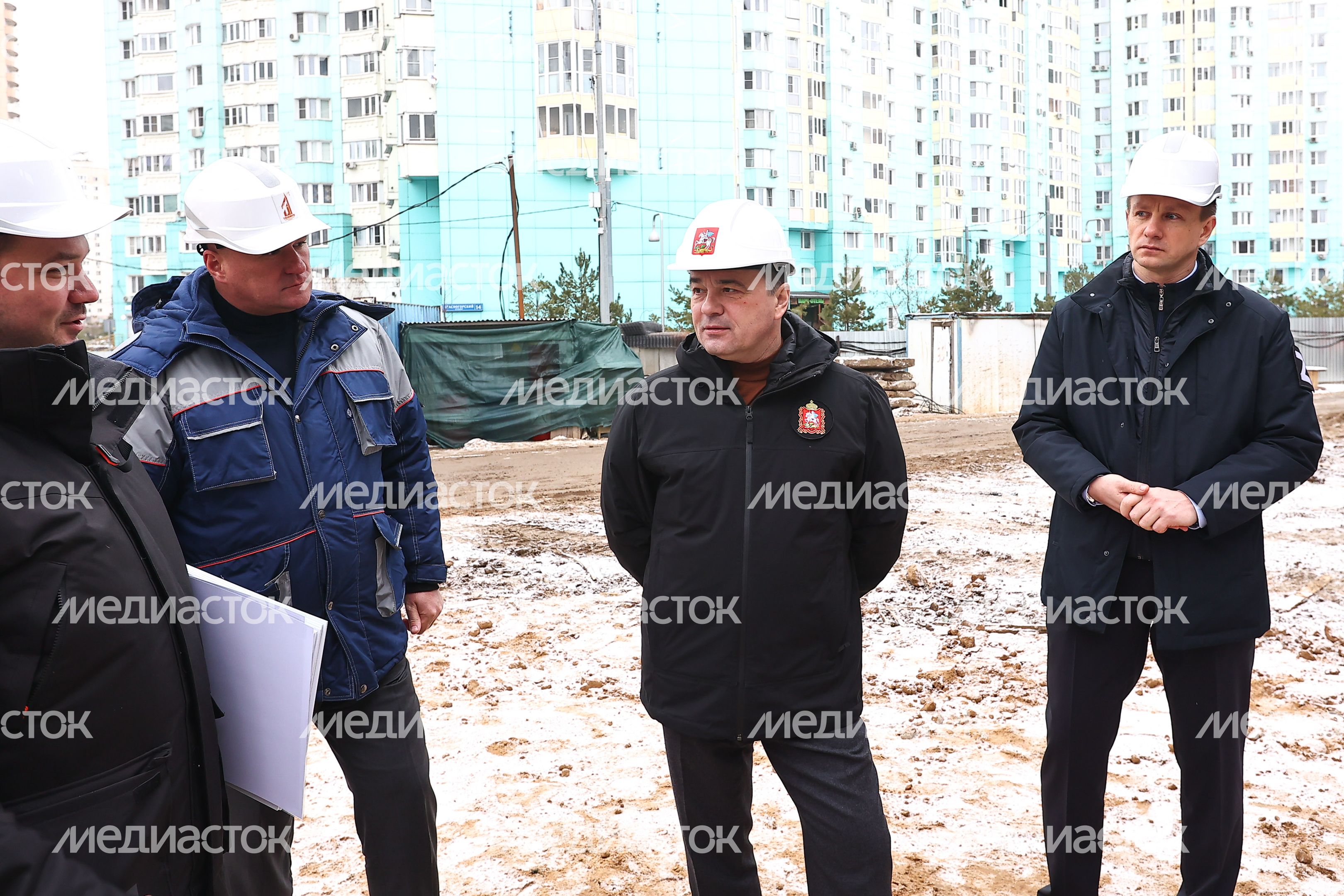 Проверка губернатором образовательного комлекса в Красногорске​