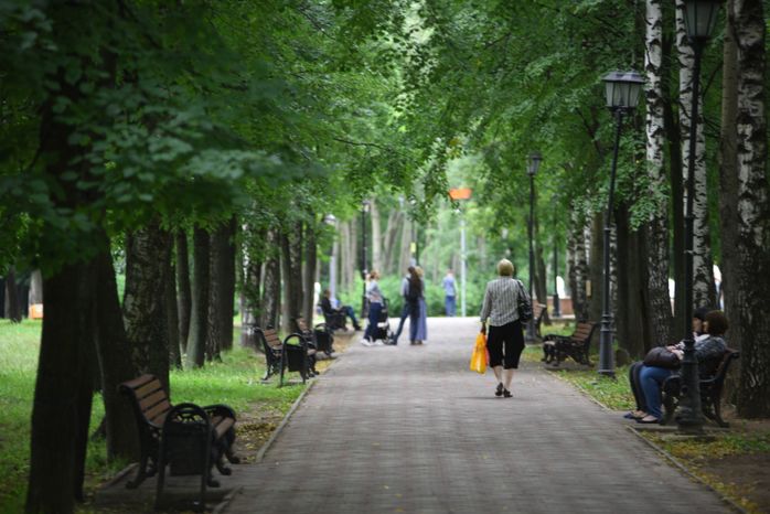 Городской парк в Долгопрудном