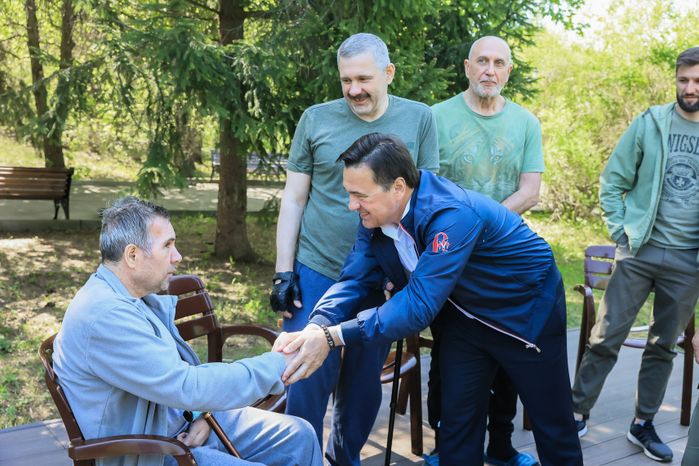 Встреча Губернатора с ранеными в реабилитационном центре «Ясенки»