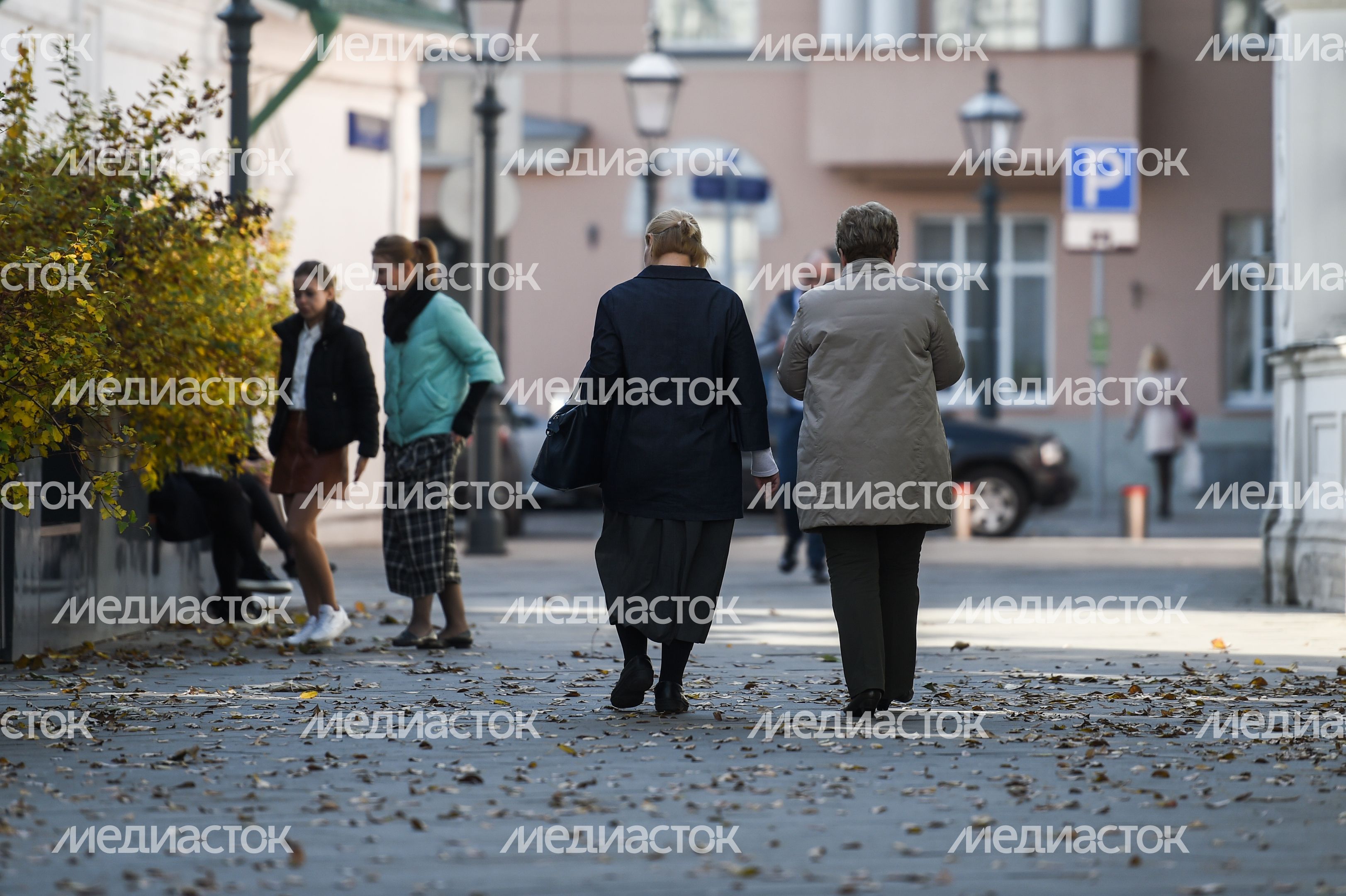 Пенсионеры в Москве