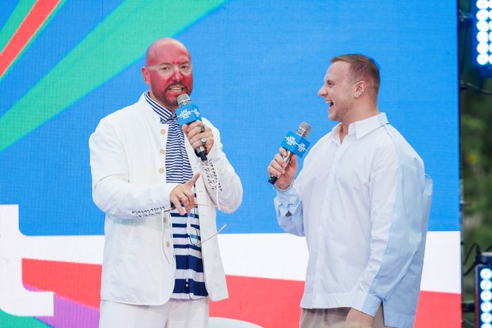Телеведущий и блогер Владимир Маркони на VK Fest -2024 в московских "Лужниках"