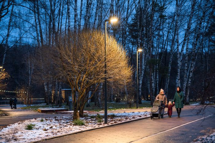 Открытие зимнего сезона в парке "Пехорка" в Балашихе