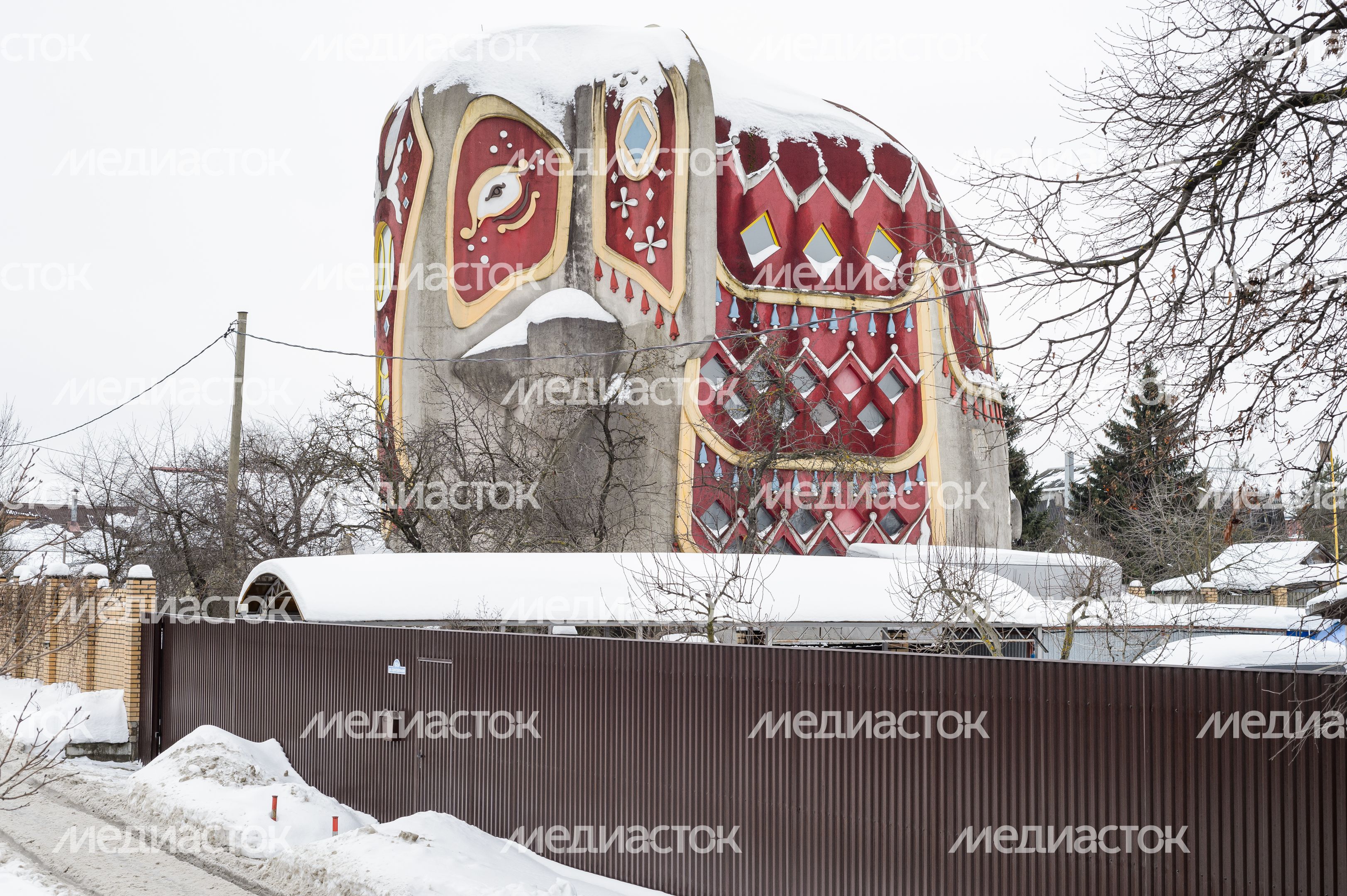 Дом-слон в подмосковных Островцах Дом-слон в подмосковных Островцах