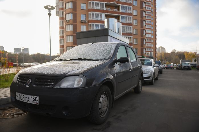Первый снег в Москве и Подмосковье