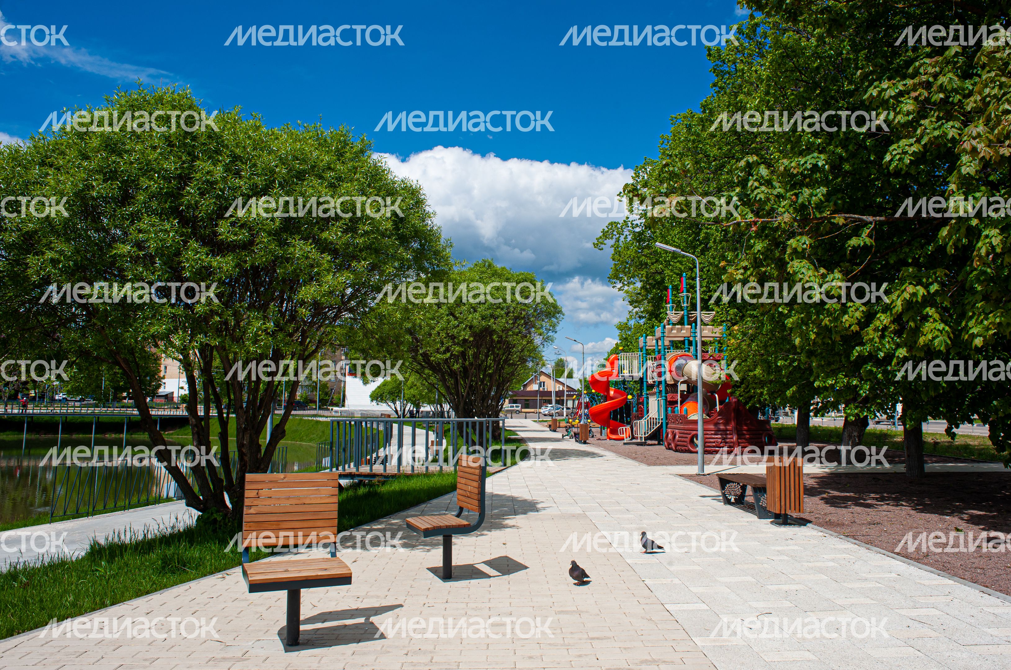 Весенние виды города Руза