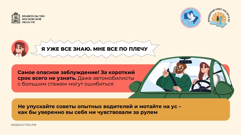 Ошибки начинающих водителей горизонталь 10