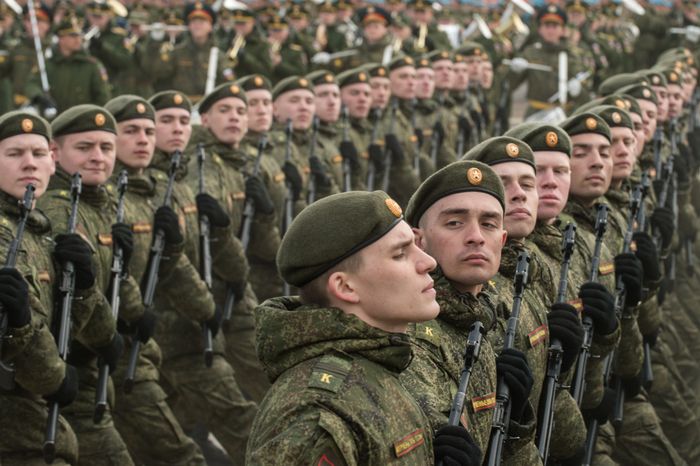 Репетиция Парада Победы в Алабино