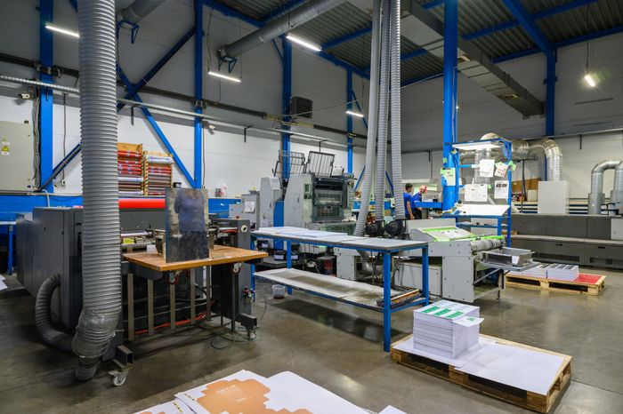 Производство полиграфической продукции на заводе ГК «ПЛАСТИК ОН ЛАЙН» в Красноармейске