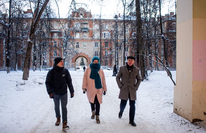 Зимние виды города Жуковский