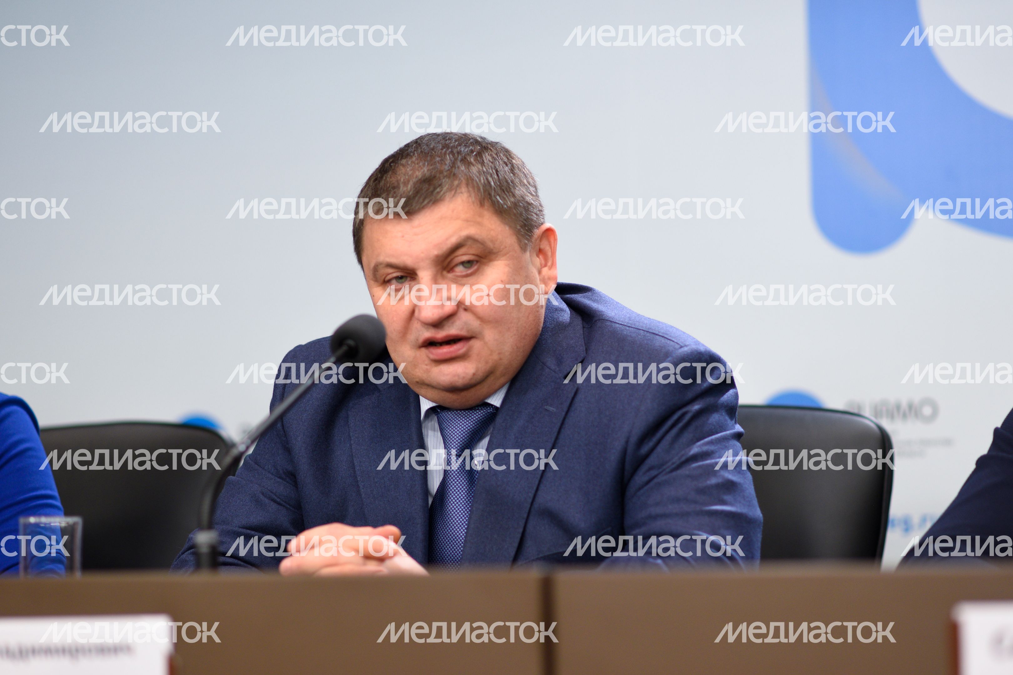 Пресс-конференция Владимира Посаженникова в РИАМО