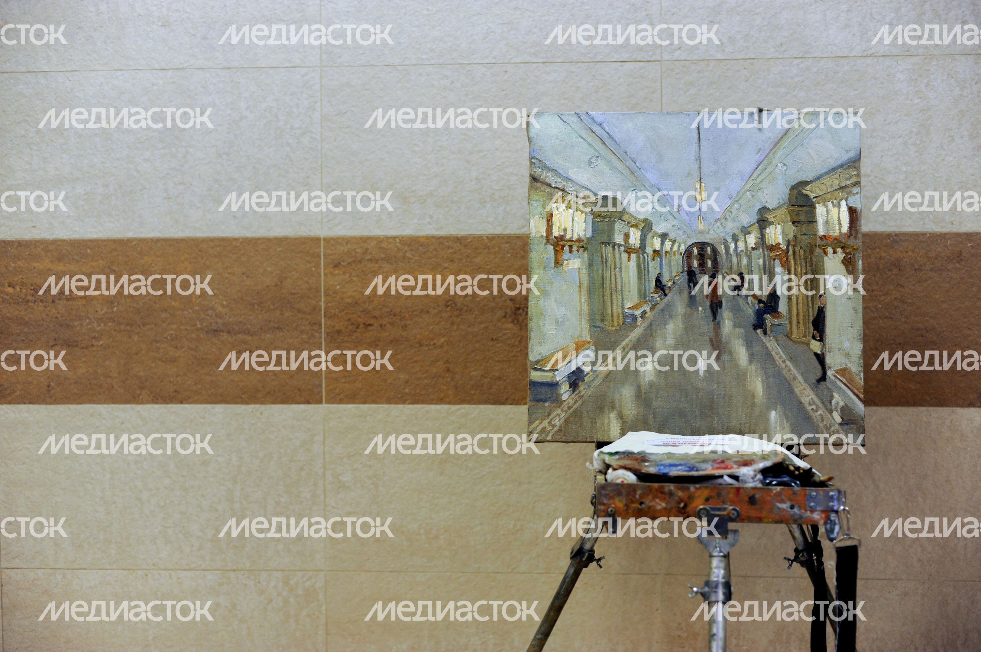 Акция «Пишем метро» в Московском метрополитене