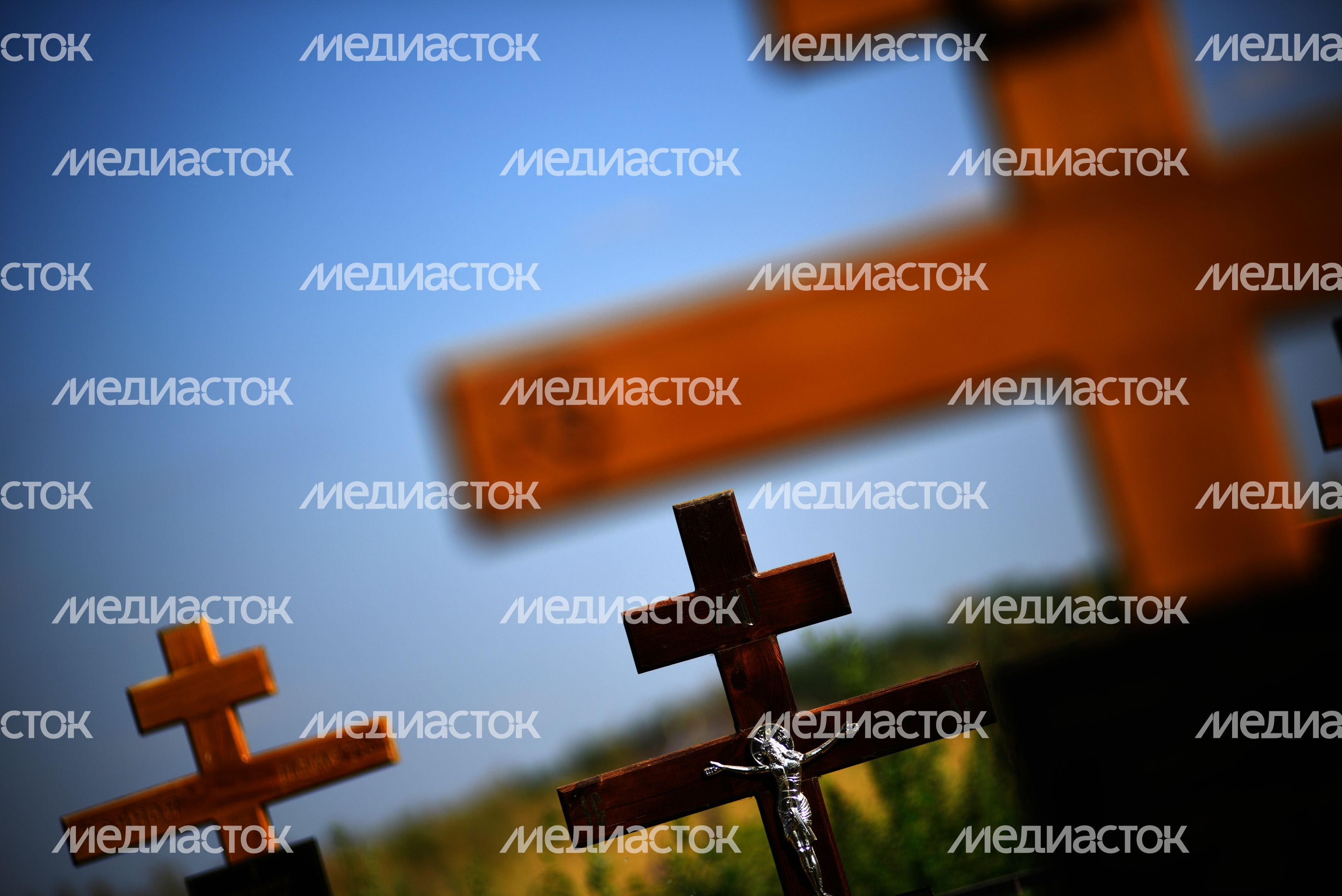 Кладбище в деревне Поповка Троицкого административного округа