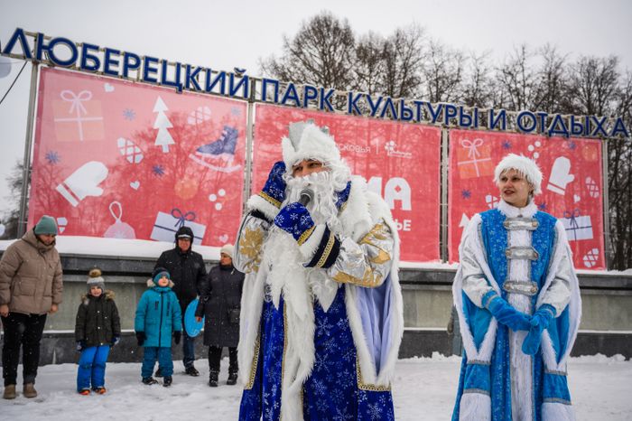 Развлечения для детей в новогоднем Люберецком парке культуры и отдыха