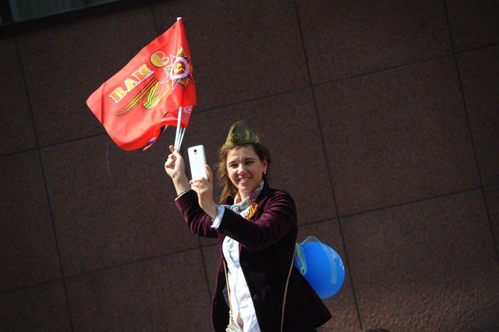 Парад Победы на Красной площади в Москве
