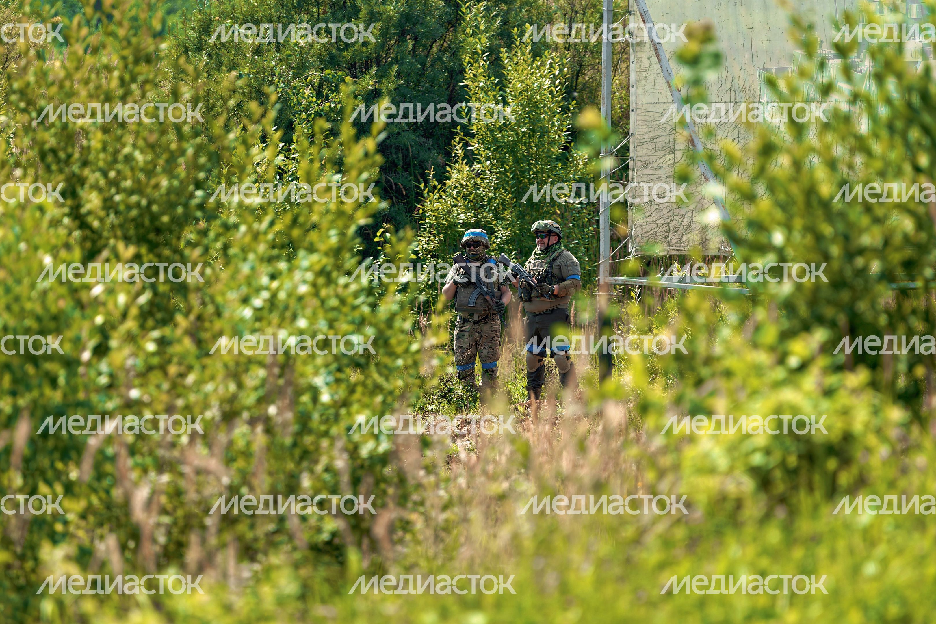 Тактическая реконструкция ко Дню ВДВ в парке "Патриот"