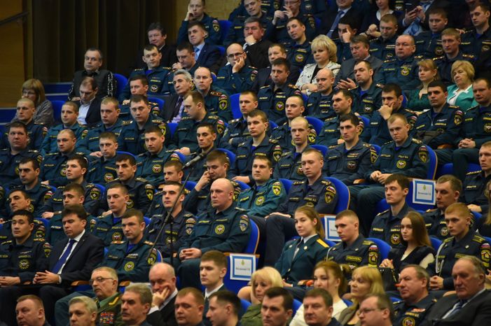 Сбор по подведению итогов деятельности системы РСЧС прошел в подмосковном доме правительства