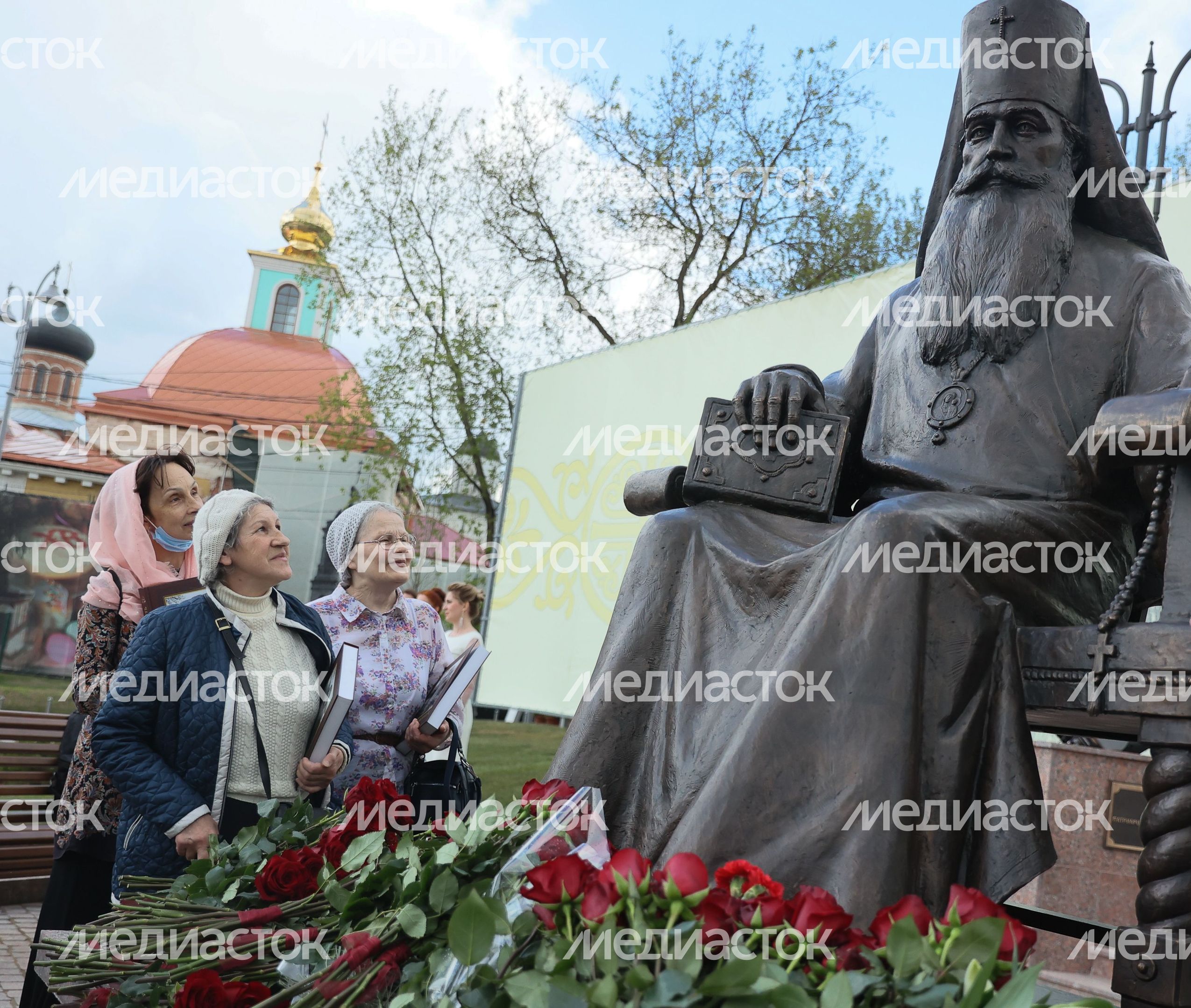 Открытие памятника митрополиту Волоколамскому и Юрьевскому Питириму