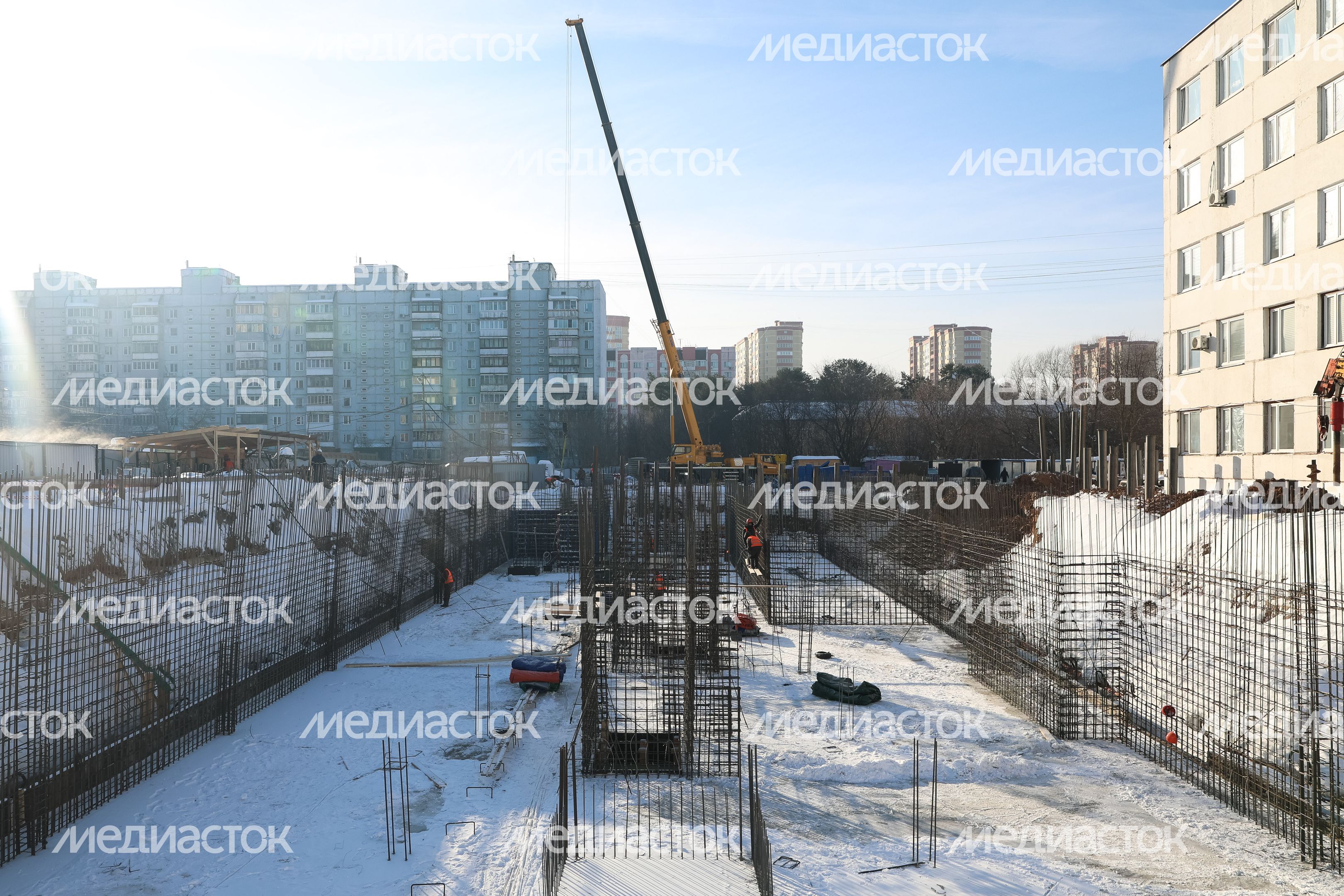 Строительство нового корпуса поликлиники №4 в Нахабино Строительство нового корпуса поликлиники №4 в Нахабино