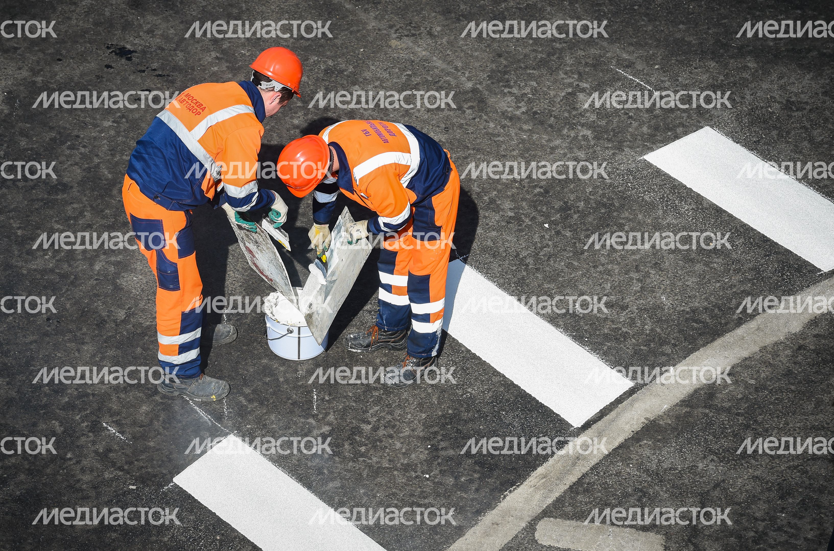 Нанесение дорожной разметки в Москве Нанесение дорожной разметки в Москве