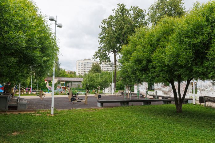 Летние виды города Ивантеевка Пушкинского округа