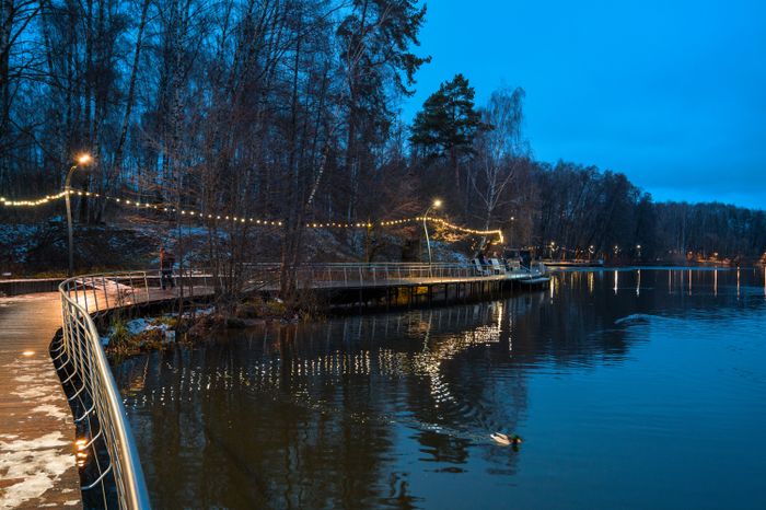 Открытие зимнего сезона в парке "Пехорка" в Балашихе